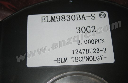 -ELM9830BA-S--恩主奇電子--原裝現(xiàn)貨--歡迎咨詢?。。。。。?型號:ELM9830BA-S 廠家:ELM Technology Corporation 批號:VOLTAGE REGULATOR 封裝:SOT23-3-買賣IC網(wǎng)